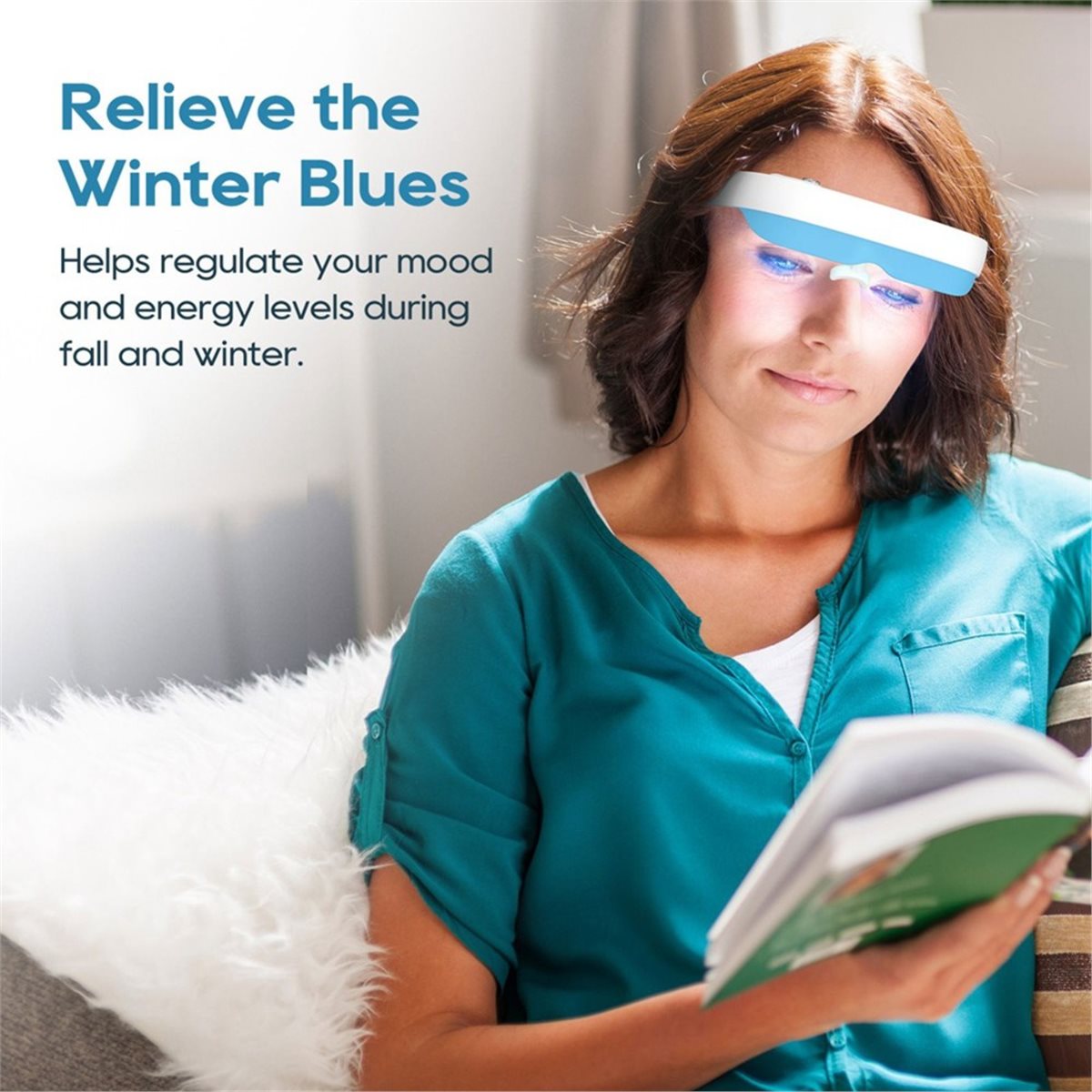 Light Therapy Glasses - Kacamata Terapi Cahaya DT75BG Lampu Terapi