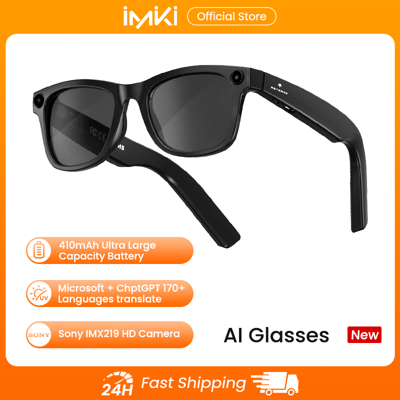 Smart Glasses Lens - Kacamata Pintar IMIKI Ai 4K Kamera