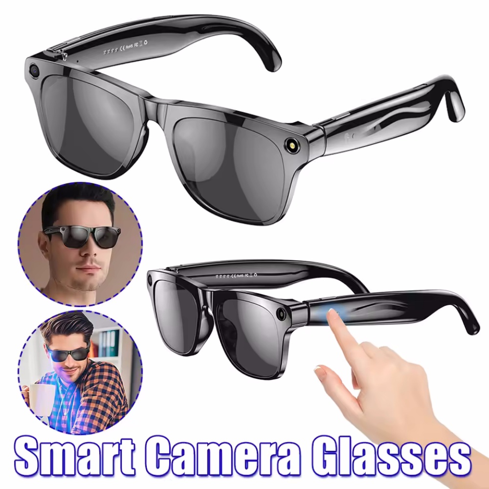 Smart Glasses Lens - Kacamata Pintar Kamera AI HD Kamera