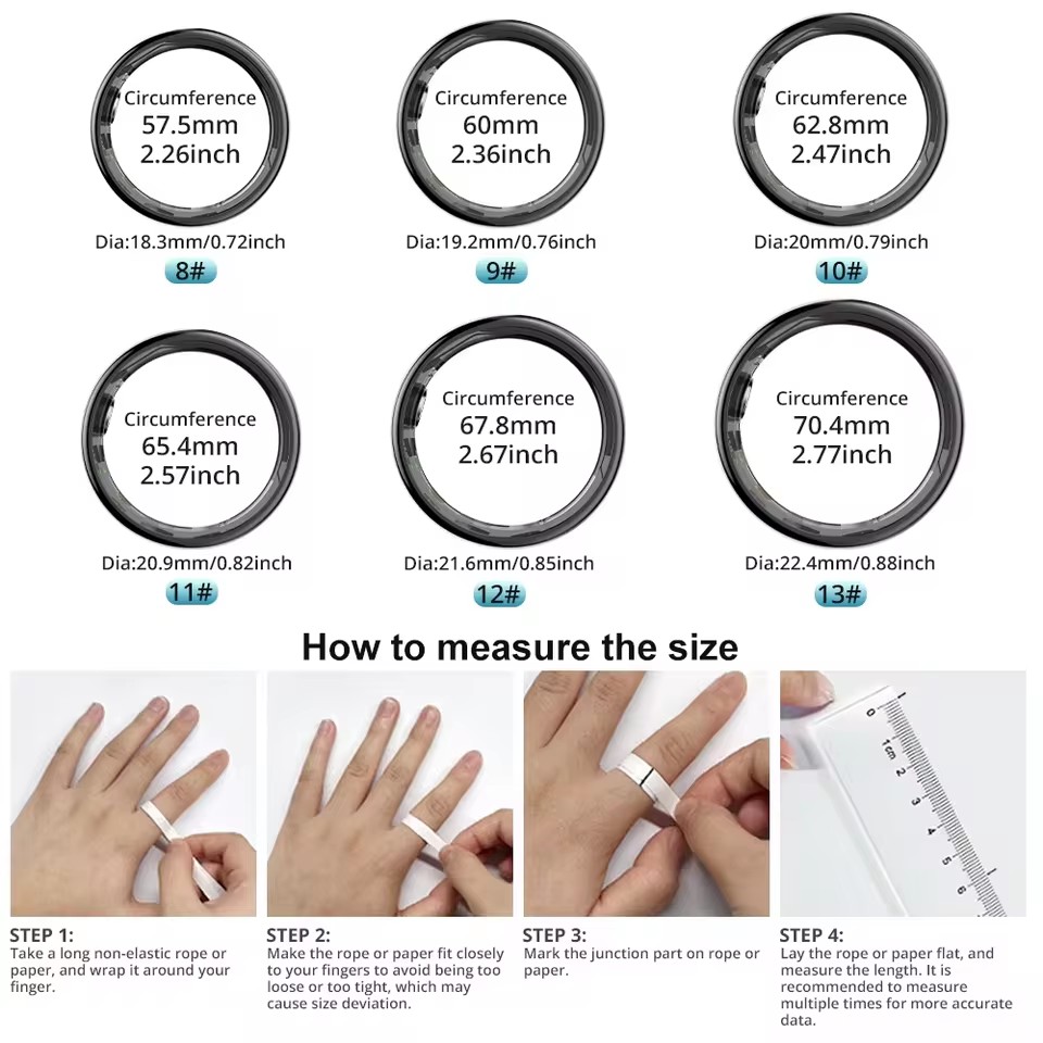 R09 Cincin Pintar Pria Wanita  - Temperature Ring Skin ulasan dan harga
