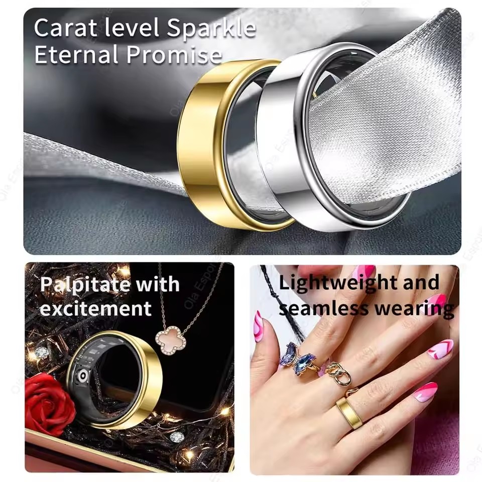 Cincin Pintar R09 Baru Pria Wa - Temperature Ring Skin ulasan dan harga